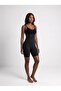 Women's Underbust Full Length Black Body Corset C6T0N09
