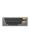 GD68 68 Keys Tri-Mode Wireless RGB Mechanical Gaming Keyboard, Yellow Switch, 1200mAh Battery, Brown Suga