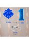 Bal10 4 Year Old Blue Themed Birthday Party Set - 2