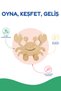Wooden Crab Toy Natural Handmade Paintable Educational Toy + 6-Piece Paint Set Gift - 3