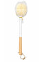 Bamboo Handle Shower Brush, Two-Sided Back Washing, Exfoliating, and Massage Brush |   Natural Fiber and Exfoliation - 5