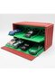 Container Garage for 8 Vehicles - 1:64 Diecast Compatible Display Box with Opening Doors - 4