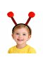 Mega ladybug crown with red pom poms for shows 25x11 cm (k0) - 3
