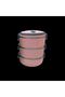 3-Piece 1.8L Sefer Tas Storage Container - Light Pink - 2