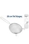 Wire Strainer 20 cm with Metal Handle and Ears - 2