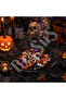 Halloween Spider Web Patterned Candy Bowl Black - 3
