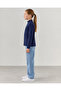 Back to School 100% Cotton Navy Blue Children's Half Fisherman's Badi - 3