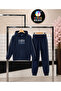 Srv Stripe Detailed Hooded Boys' Set - 11/15 Years - 31902 - 3