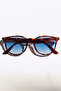 Cory Leopard Blue Gradient Men's Sunglasses - 4