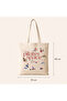 Pilates Printed Cloth Bag Long Handle Shoulder Bag 35X40 cm - 2