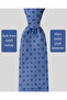 Blue Floral Classic Tie - 8 cm Width - 2