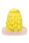 Blonde color long wavy party wig (k0) - 3