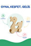 Wooden Duck Toy Natural Handmade Paintable Educational Toy + 6-Piece Paint Set Gift - 3