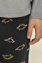 Boy's Pajama Set, 100% Cotton Combed Single Jersey, Round Neck, Wildlife Printed - 2