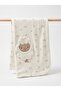 Baby Cotton Lamb Appliqué Ecru Blanket - 2