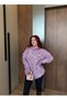 Leopard Patterned Sweater with Fringe - 5
