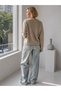 China Button Detailed Crew Neck Textured Long Sleeve Soft Knitwear Cardigan Aw26Hi0028 - 3
