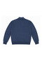 Men's Large Size Indigo Pixel Pocket Knitwear Cardigan 5Xl-6Xl-7Xl-8Xl - 5