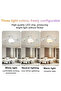 4 Head E27 Ceiling Fan with LED Light and Remote Control, 3 Speed, 3 Color Lighting - 3