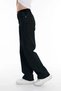 Girl's Full Waist Elastic Wide Leg Comfortable Daily Denim Jeans - 2