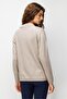Women's Polo Collar Basic Plain Blouse Mink - 3
