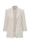 Blazer de damă, crem - 5