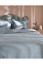 Crefurien Cotton Double Bedspread - Light Blue - 2