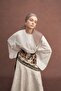 Arto Desen Norena Woolen Shoulder Shawl Mink - 4