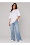 Women's Oversize White T-Shirt with Cowboy Western Print on the Back - 3