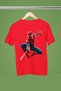 Spider Man Printed Crewneck Short Sleeve Children's T-Shirt