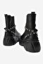 Harvolime Women's Genuine Leather Boots Black - 3