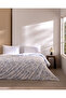 Noelie Double 100% Cotton Ranforce Printed Sheet and Duvet Cover Set - Blue