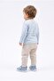 Huma First Step Baby Shoes Velcro Flexible Sole Lightweight Daily Shoes - 5