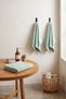 Green Natural Color 3-Piece 100% Cotton Towel Set 50X90 - 3