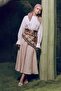 Arto Desen Norena Woolen Shoulder Shawl Mink - 2