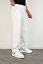 Men's 3 Thread Threaded Baggy Wide Leg Winter Sweatpants with Stopper - 2
