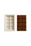 2-Piece Silicone Dubai Chocolate Mold Cream Color – Flexible Chocolate Turkish Delight Dessert Mold 8X12.5 cm with Chamber - 3