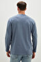 Printed crew neck sweatshirt - 8