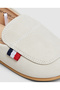 Plain Slip-On Round Toe Loafers - 5