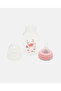 Printed Pink Feeding Bottle - 3