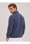 Half Zipper Sweatshirt 3 Threaded Yarn - 5