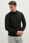 Basic High Collar Knitwear Sweater - 5