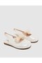 Embellished Slip-On Round Toe Slingback Sandals