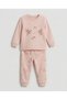 Printed Crew Neck Pajama Sets - 3
