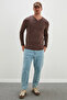 Basic V-Neck Ribbed Bodysuit - 3