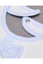 Plain White Bibs - 5