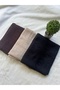 Hijab Cotton Soft Textured Small & Big Loop Pattern Jacquard Shawl Set of 3 and Makeup Mirror - 4