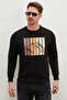 3 Thread Mountain Printed Crew Neck Sweatshirt