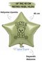 18 Inch 45 cm Foil Balloon |   One Teddy Bear Daisy Printed 1 Year Old Birthday Balloon