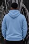 Bery Large Size Men's Hooded Basic Sweatshirt with Two Threaded Kangaroo Pockets - 4